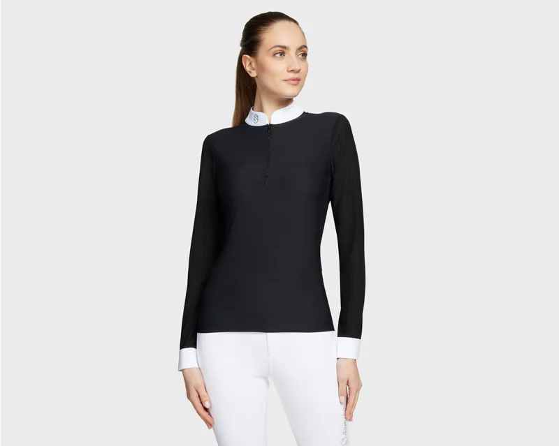 Samshield Aloise Boreal Long Sleeve Shirt Jet Black Hematite