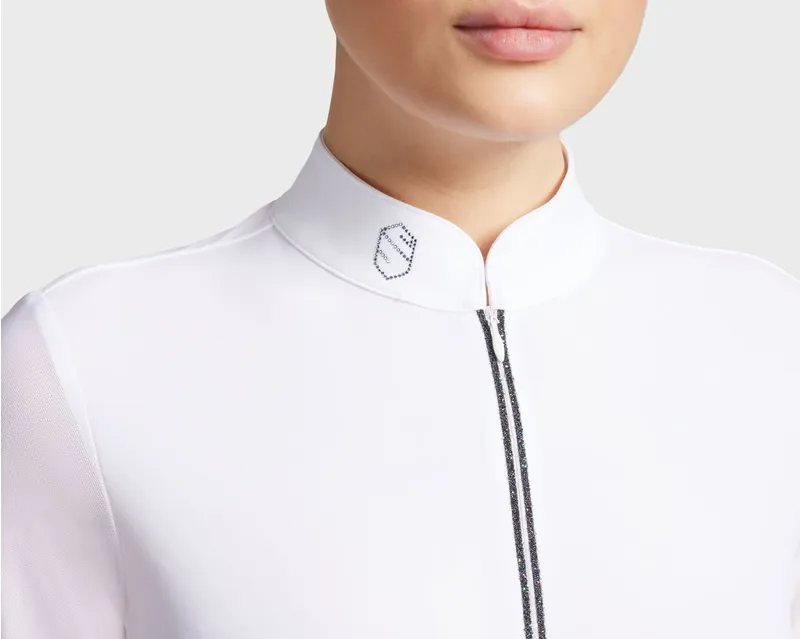 Samshield Aloise Boreal Long Sleeve Shirt White Paradise Shine-1