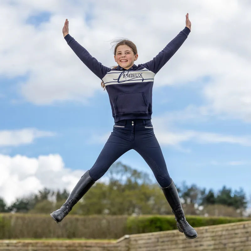 LeMieux Youth Signature Hoodie Navy-2