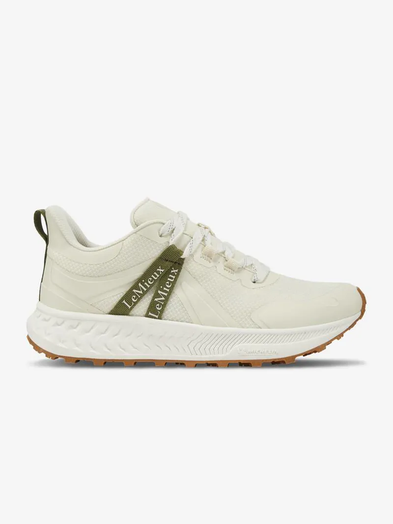 LeMieux Trax Waterproof Trainer Ecru