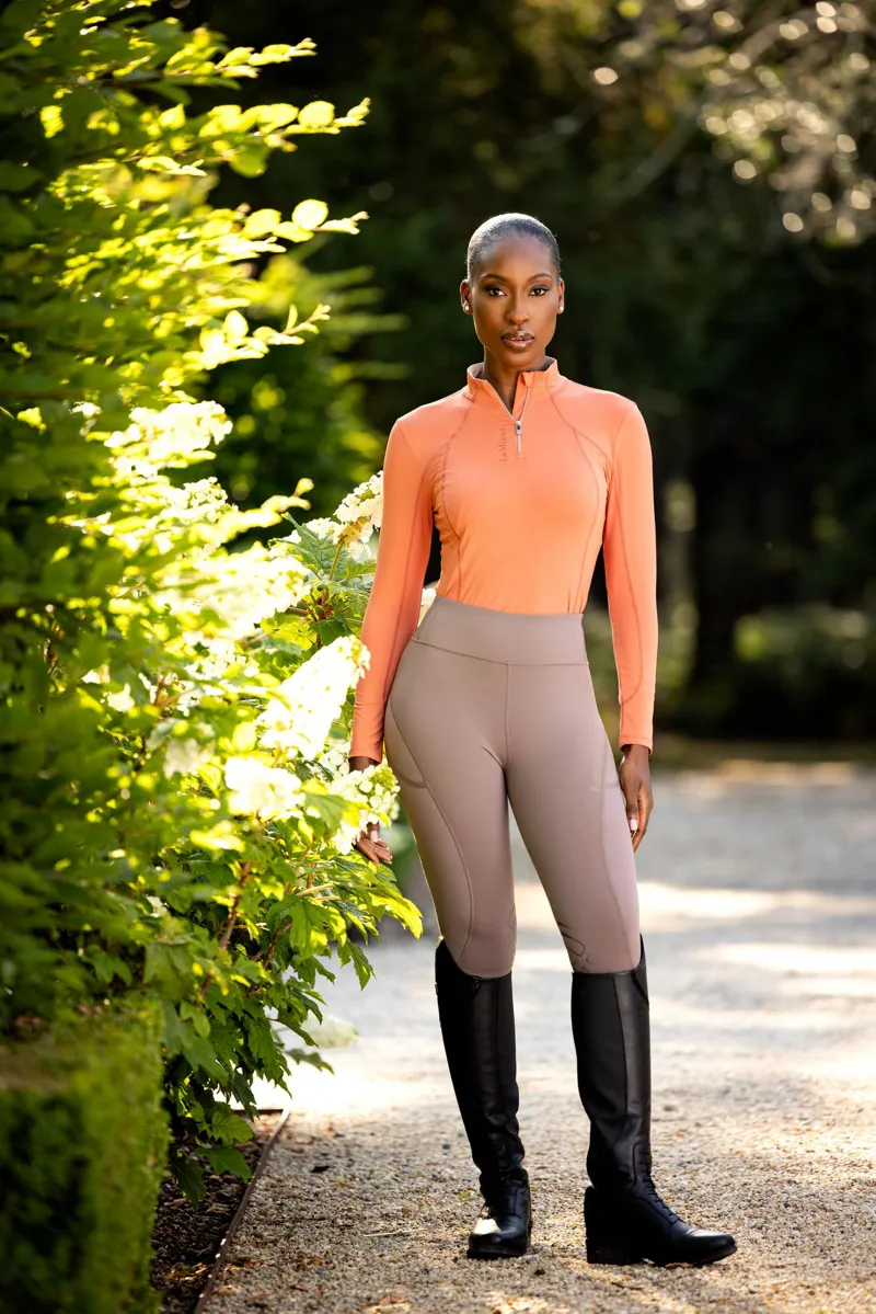Le Mieux Lydia Mesh Leggings Walnut