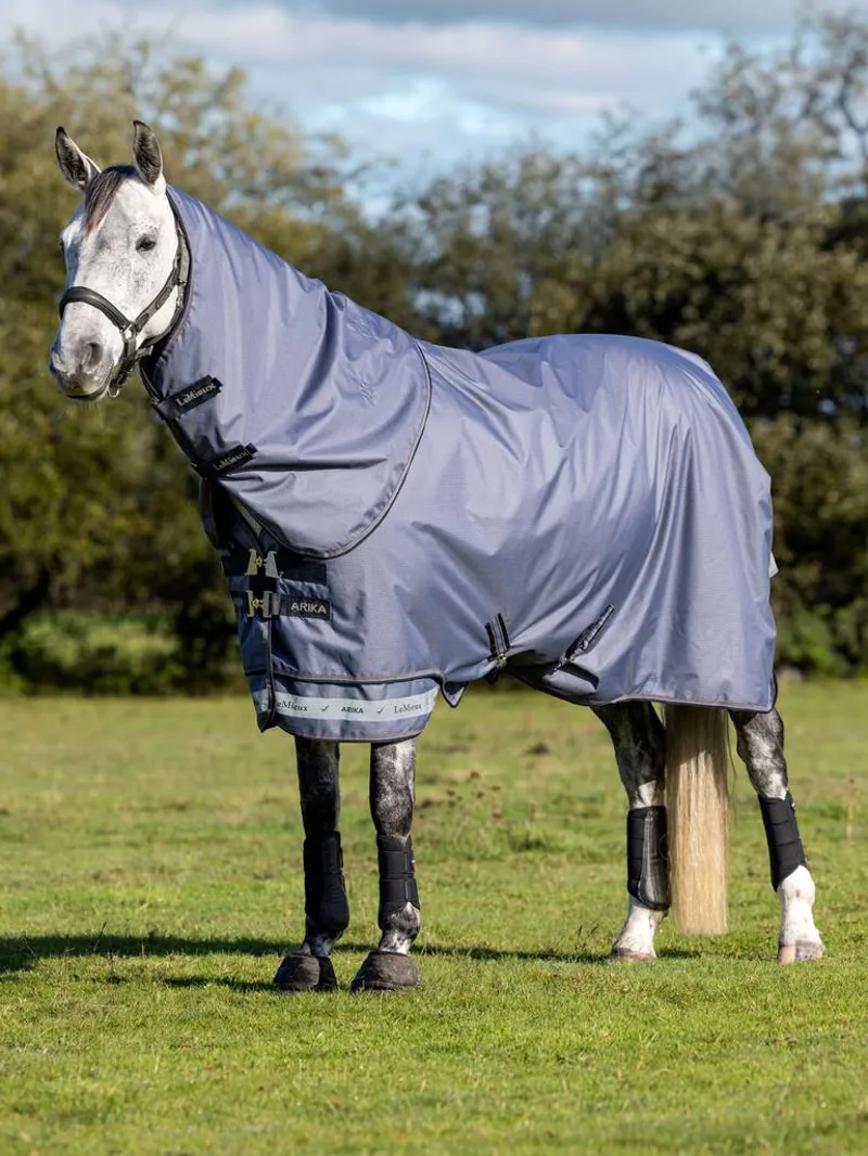 Arika 600D Ripstop 0g Turnout Rug Jay Blue