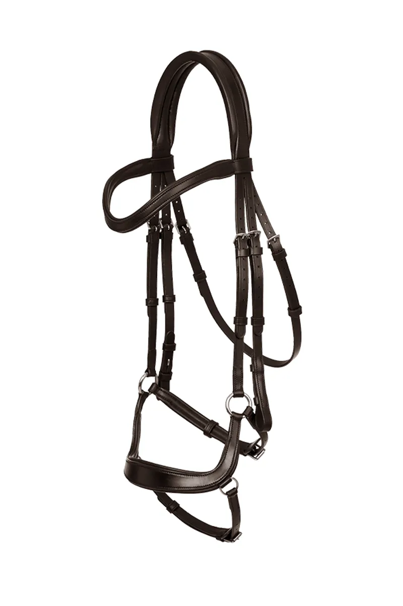 LeMieux Arika Drop Bridle Brown/Silver