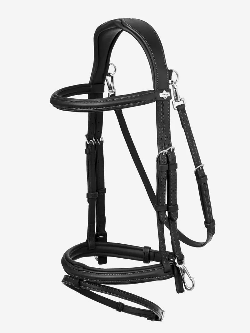 LeMieux Kudos Work Bridle Black-3