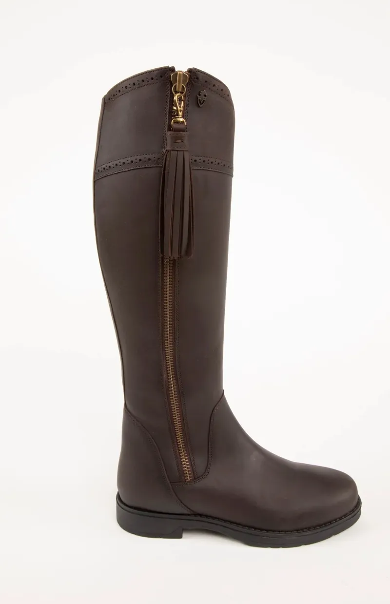 Moretta Alessandra Country Boots in Choc-2