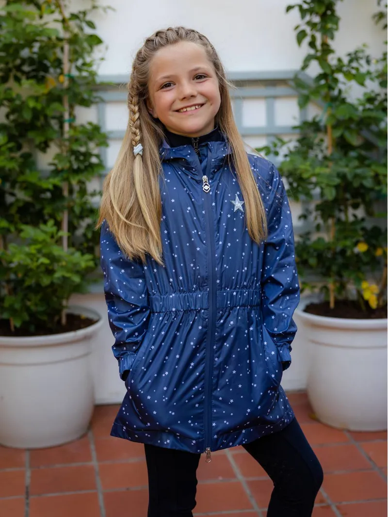LeMieux Mini Flow Rain Jacket Navy-2