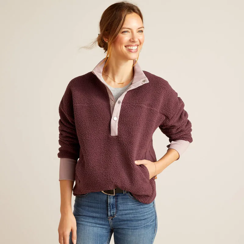 Ariat Womens Doyen Sweatshirt Huckleberry