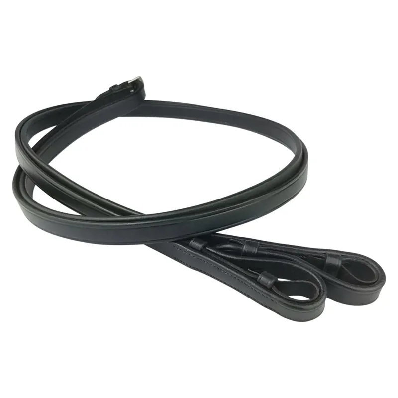 Eco Rider Plain Reins 1/2 Black