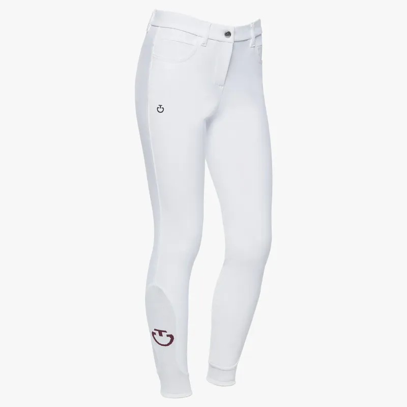 Cavalleria Toscana Girls Colour Grip Breeches - White