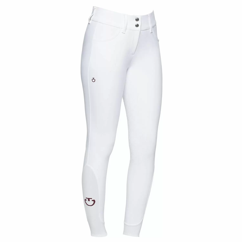 Cavalleria Toscana Ladies American Full Grip Breeches - White