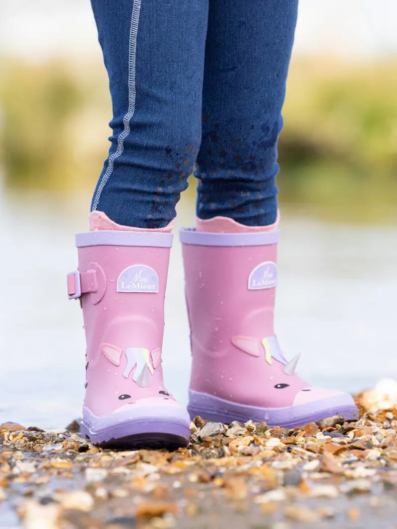 LeMieux Puddle Pals Kids Welly Unicorn-1