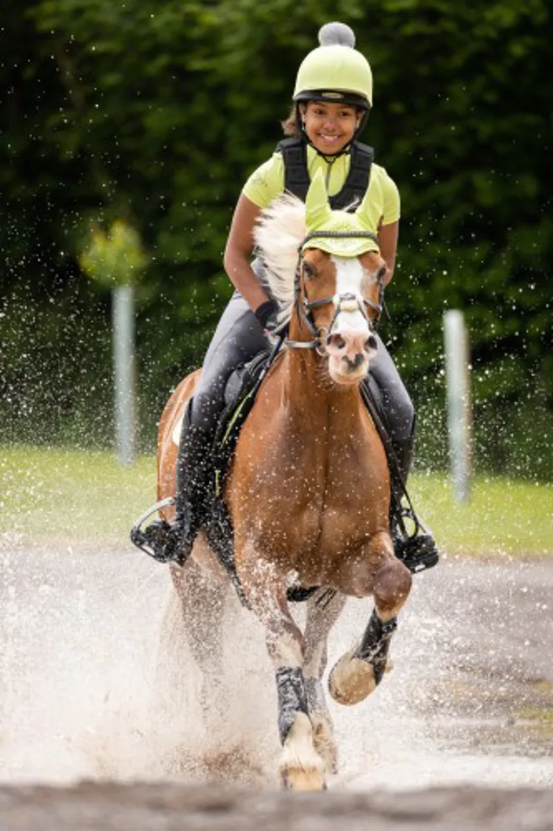 LeMieux Young Rider Short Sleeve Base Layer Kiwi-1