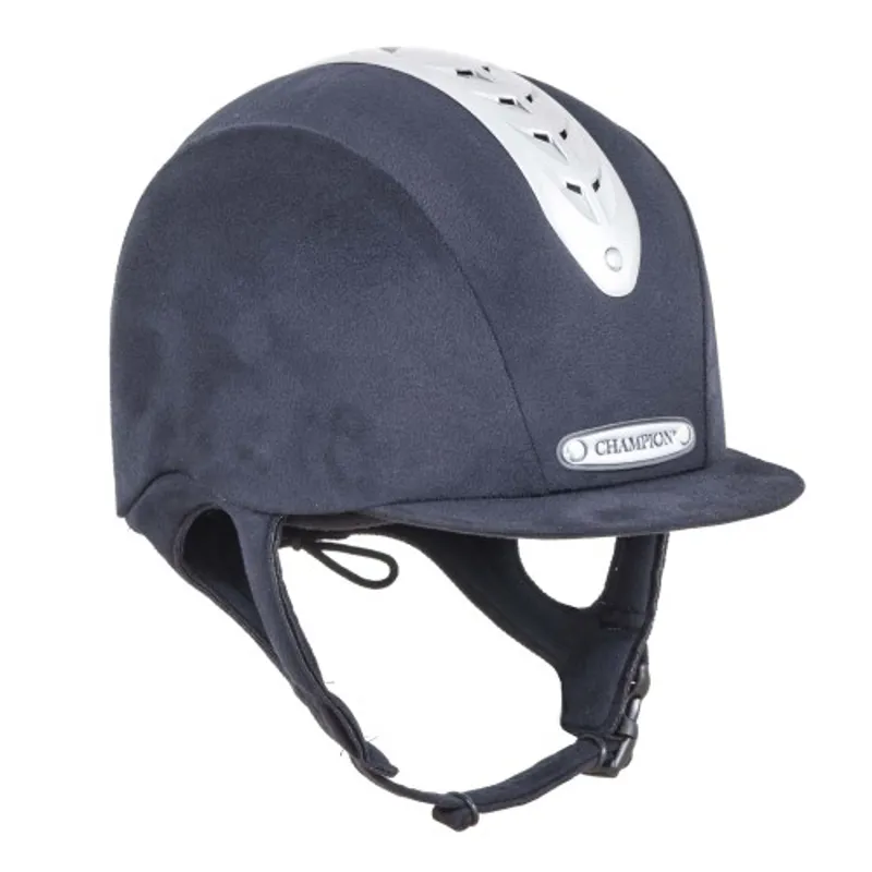 Champion Revolve Junior X-Air MIPS Peaked Riding Hat Navy