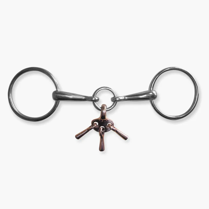 Metalab Ring snaffle with copper player 14mm