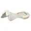 Acavallo Therapeutic Gel Pad Cut Out 1/2 Sheepskin Edge With Dri-Lex Trans/Wht
