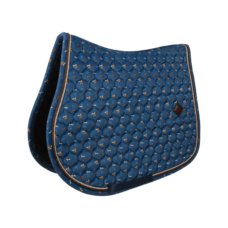 Kentucky Saddle Pad Velvet Navy