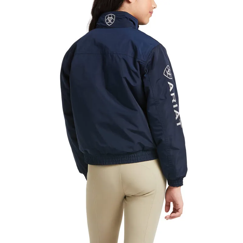 Ariat Youth Insulated Stable Jacket Navy-1