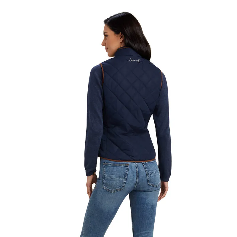 Ariat Womens Woodside Gilet 2.0 Navy-2