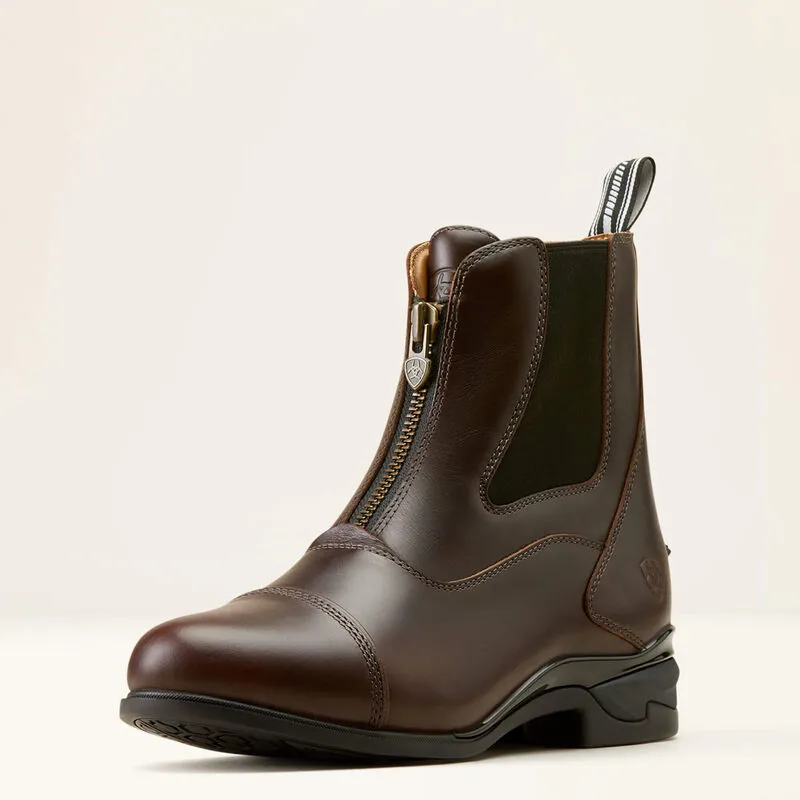 Ariat Wms Devon Zip Boot Waxed Chocolate