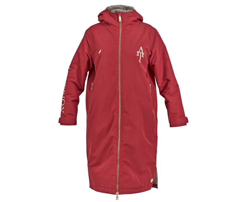 Aubrion Team All Weather Robe Red-2