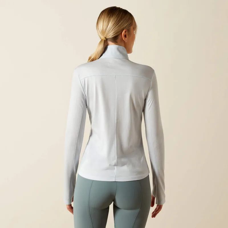 Ariat Wms Cheviot 1/4 Zip Baselayer Skyway-1