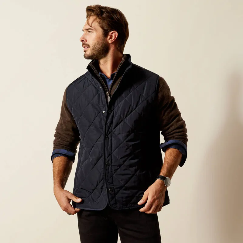 Ariat Mns Woodside Vest Navy