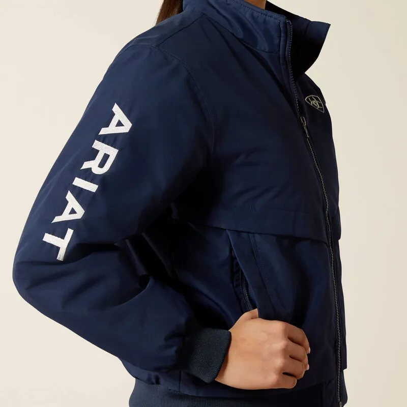 Ariat Yth Stable 2.0 Insulated Jacket Navy-1