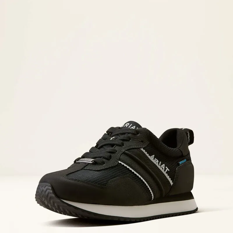 Womens Ranch Runner Waterproof Trainer Carbon Black