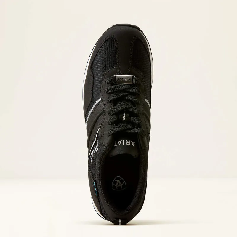Womens Ranch Runner Waterproof Trainer Carbon Black-2