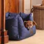Digby and Fox Nest Dog Bed Navy