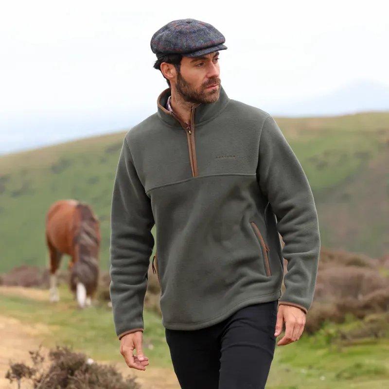Aubrion Core Half Zip Fleece - Gents GREEN