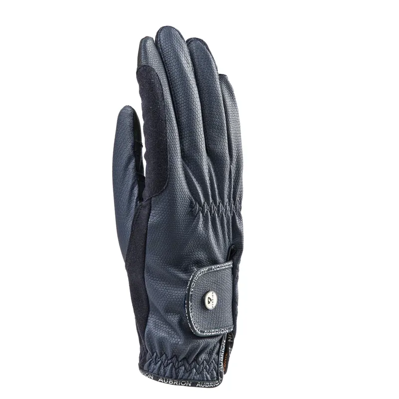 Aubrion Stadium Riding Gloves Navy-1