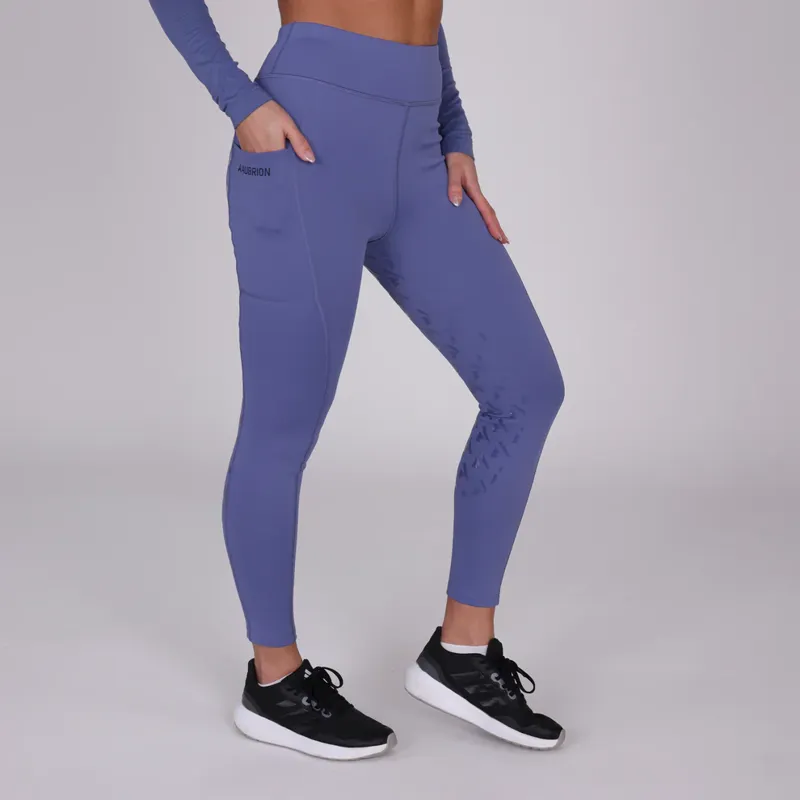 Aubrion React Winter Riding Tights SKY-1