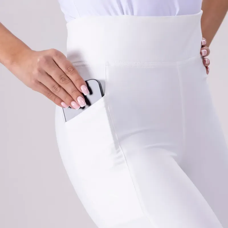 Aubrion Eltar Riding Tights White-1