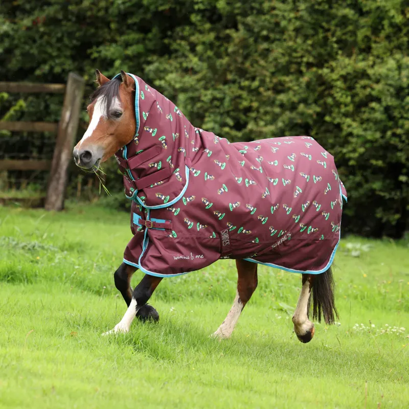 Winnie and Me 200 Turnout Rug MAROON