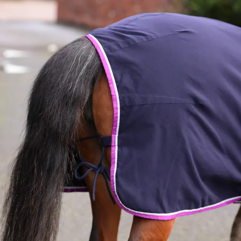 Shires Winnie and Me Stable Sheet NAVY-2