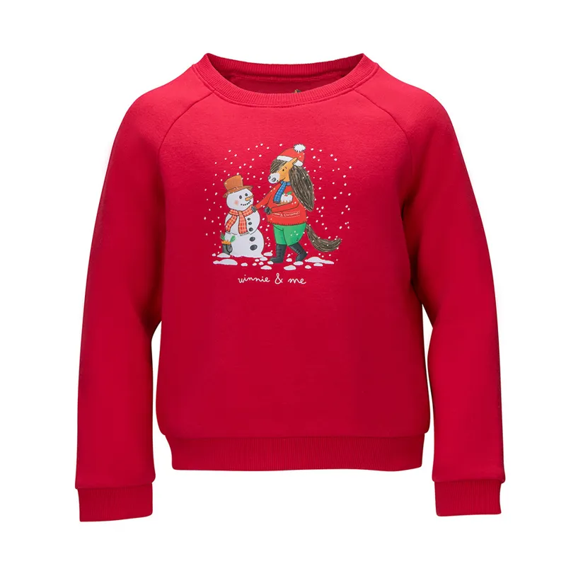 Winnie and Me Festive Sweatshirt - Child Red