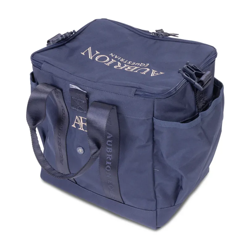 Aubrion Equestrian Large Grooming Kit Bag NAVY-1