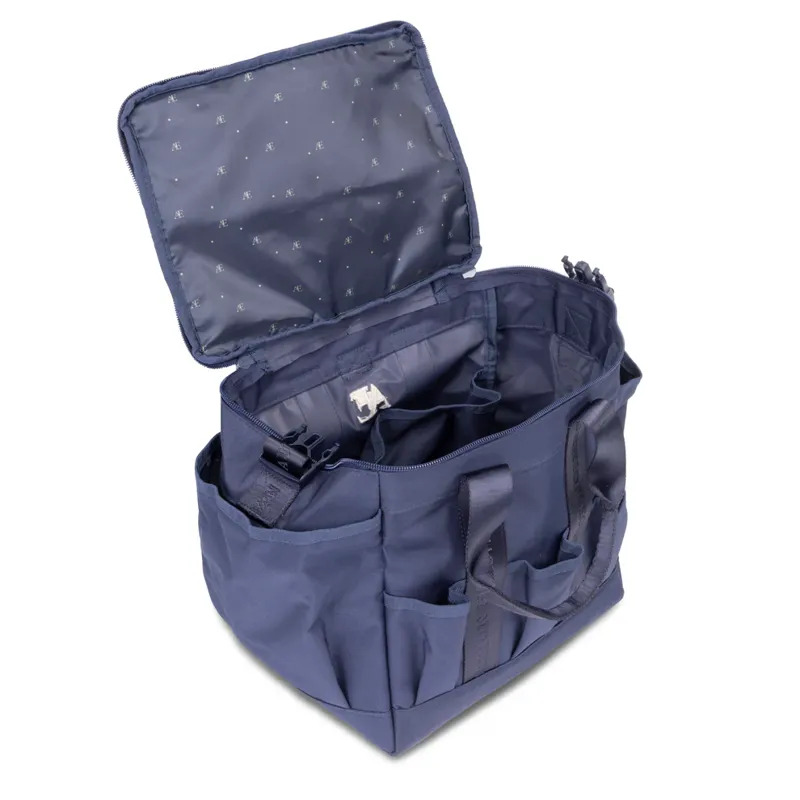 Aubrion Equestrian Large Grooming Kit Bag NAVY-2