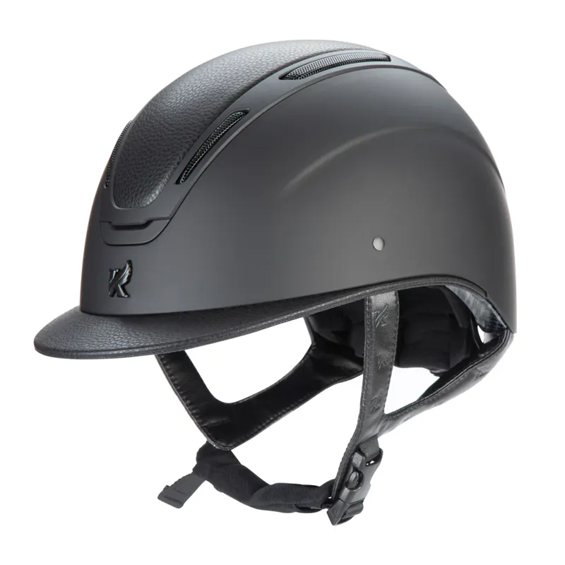 Karben Amity LTHR Riding Hat BLACK 5