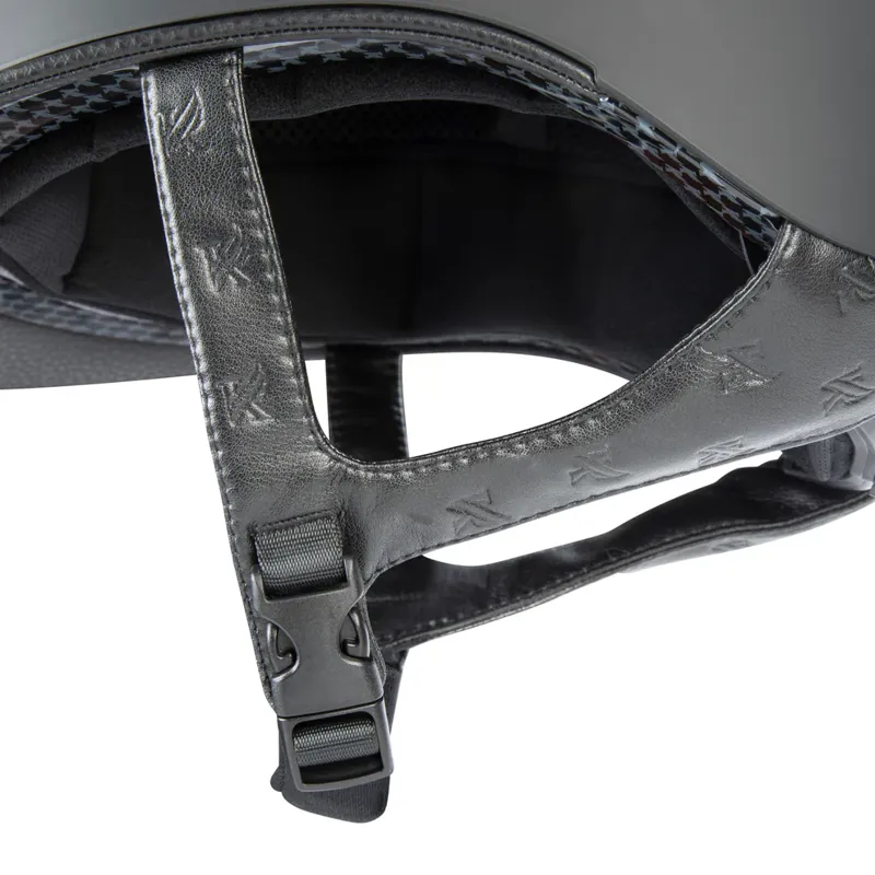 Karben Amity LTHR Riding Hat BLACK 5-3