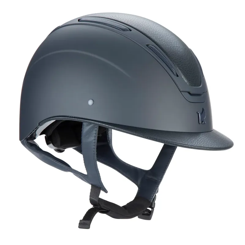 Karben Amity LTHR Riding Hat NAVY 5-2