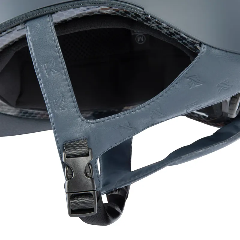 Karben Amity LTHR Riding Hat NAVY 5-3