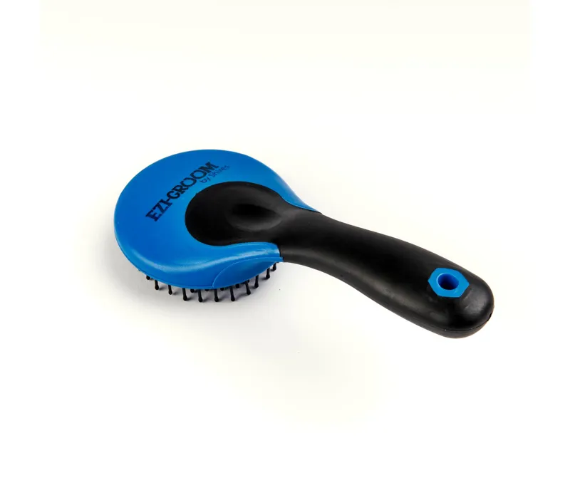 EZI-GROOM Grip Mane/Tail Brush in Bright BLUE