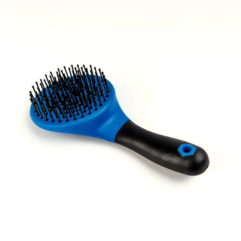 EZI-GROOM Grip Mane/Tail Brush in Bright BLUE-1