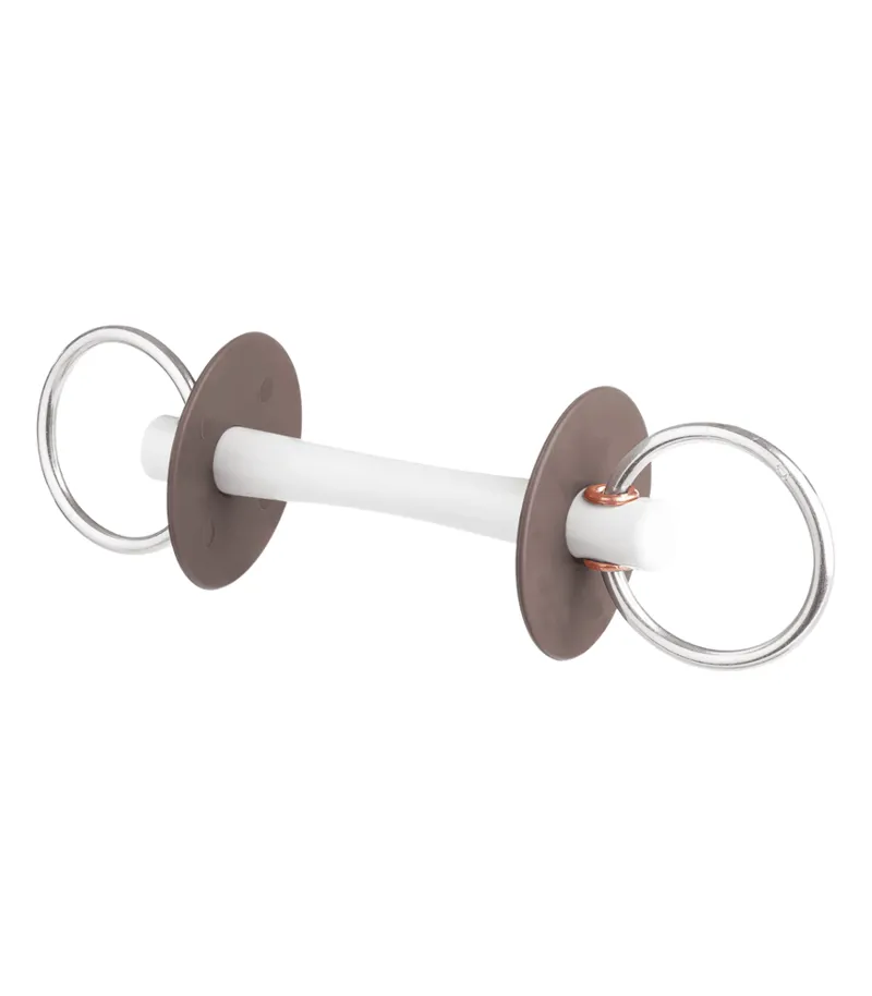 Beris Snaffle Bit Comfort Bar Soft Ring 75cm