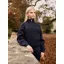Le Mieux Young Rider Kate Quarter Zip Sweat Navy/Cranberry