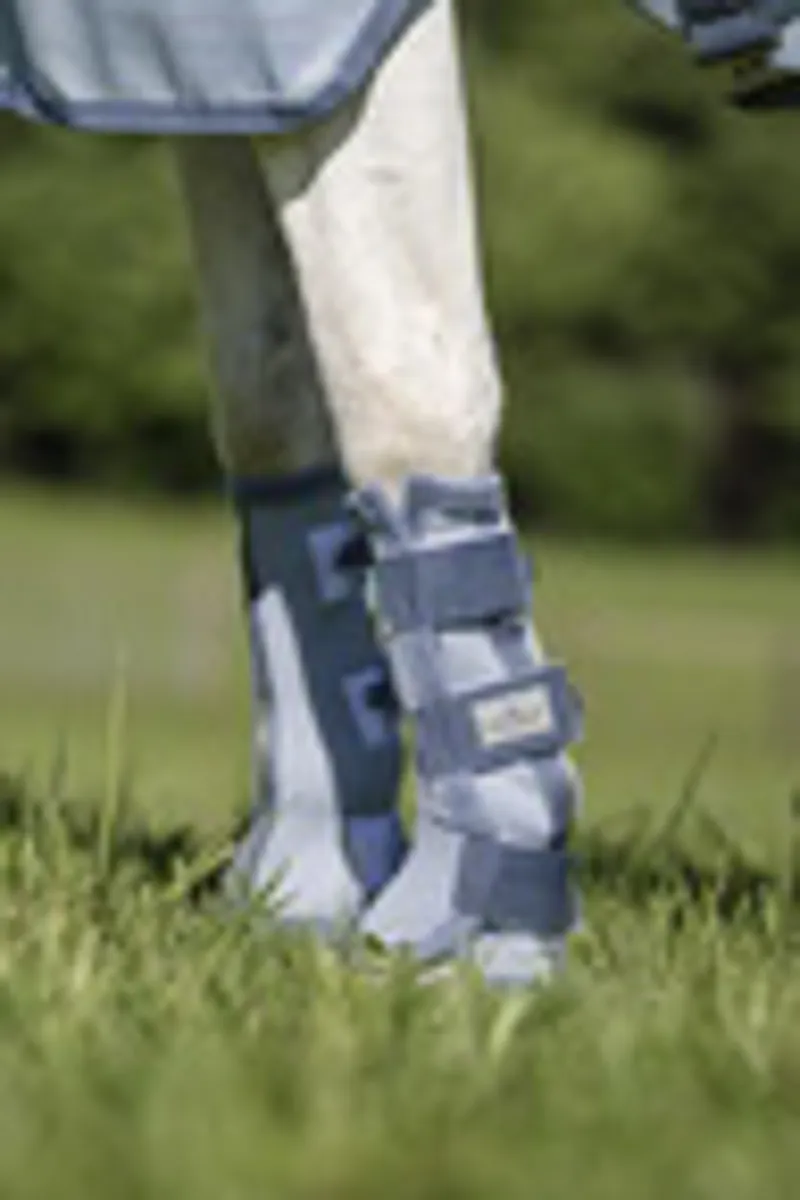 Horseware Fly Boots set of 2 Blue Pony-1