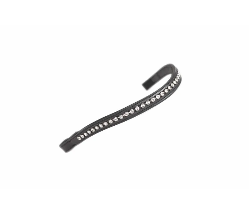 Velociti GARA Large Diamante Browband in BLK/CLR