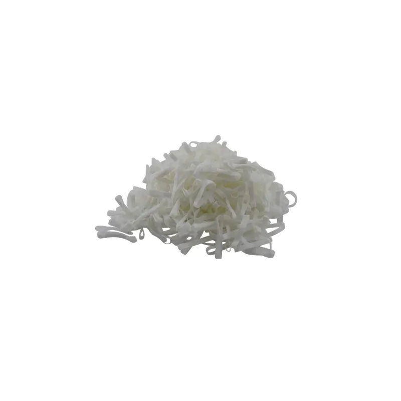 Silicone Plaiting Bands White